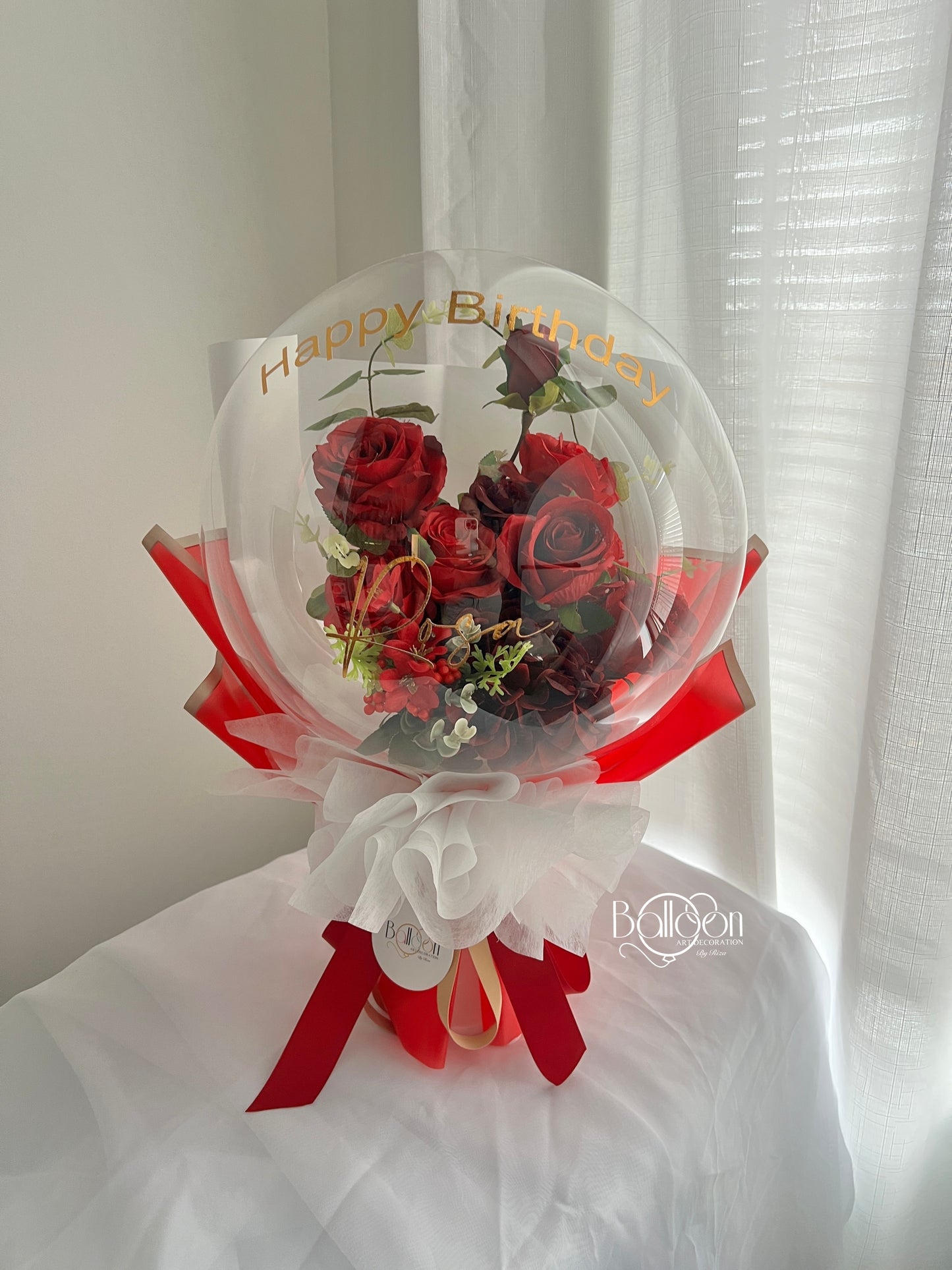 Elegant Flower Balloon bouquet