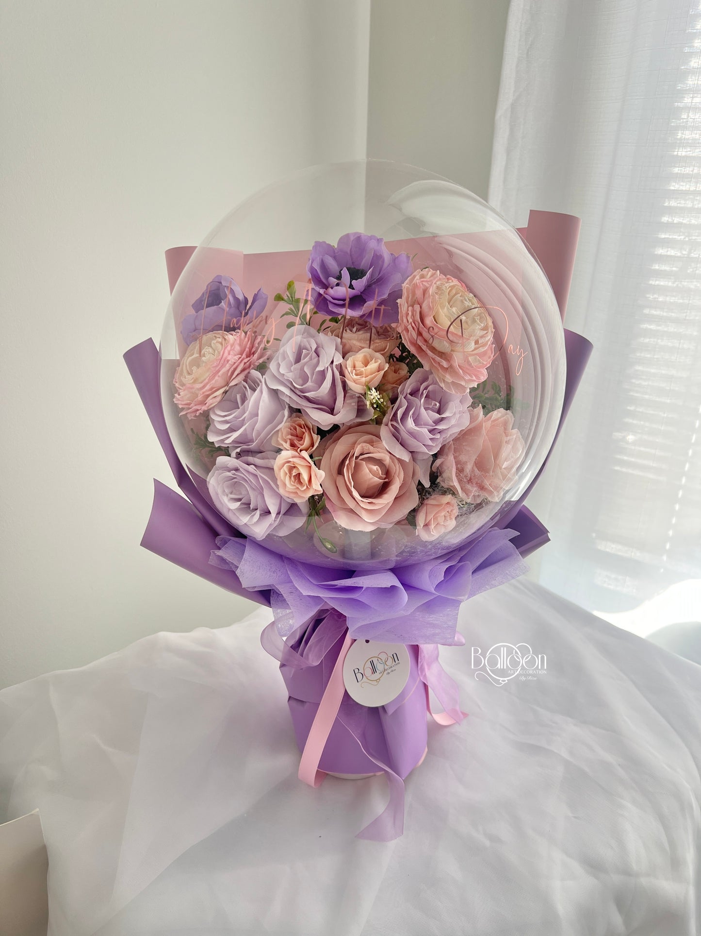 Elegant Flower Balloon bouquet