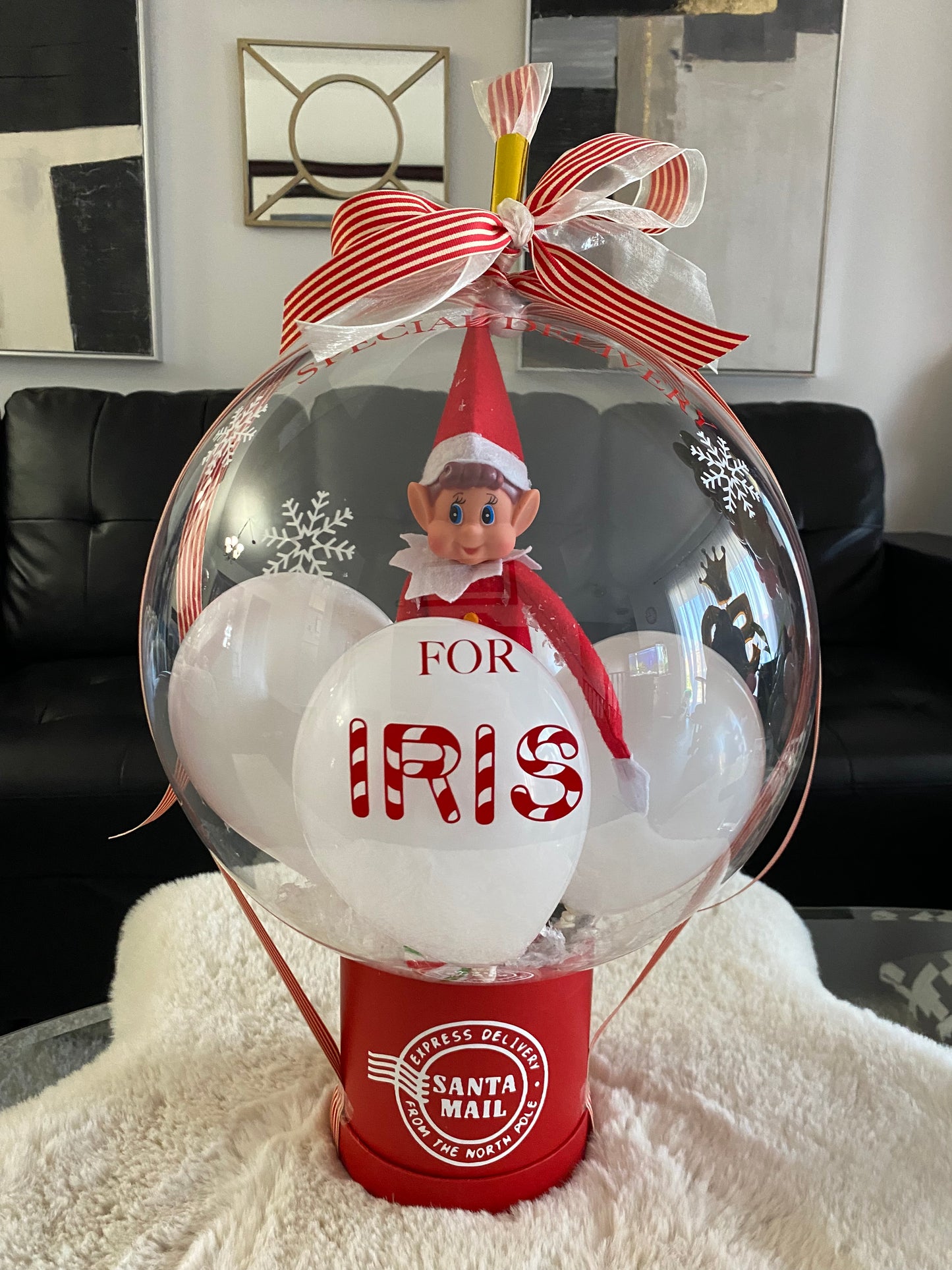 Christmas Tree Stuffed Balloon