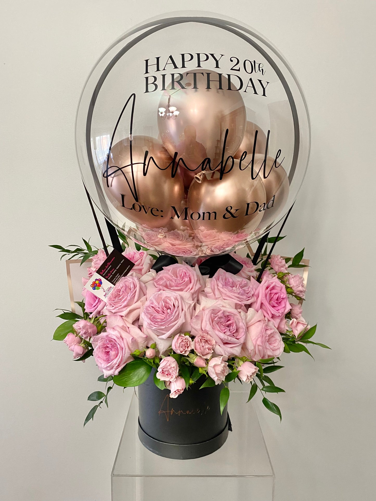 Hot Air Balloon With Fresh Flowers