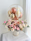 Hot Air Balloon With Artificial Flowers