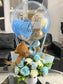 Hot Air Balloon With Artificial Flowers